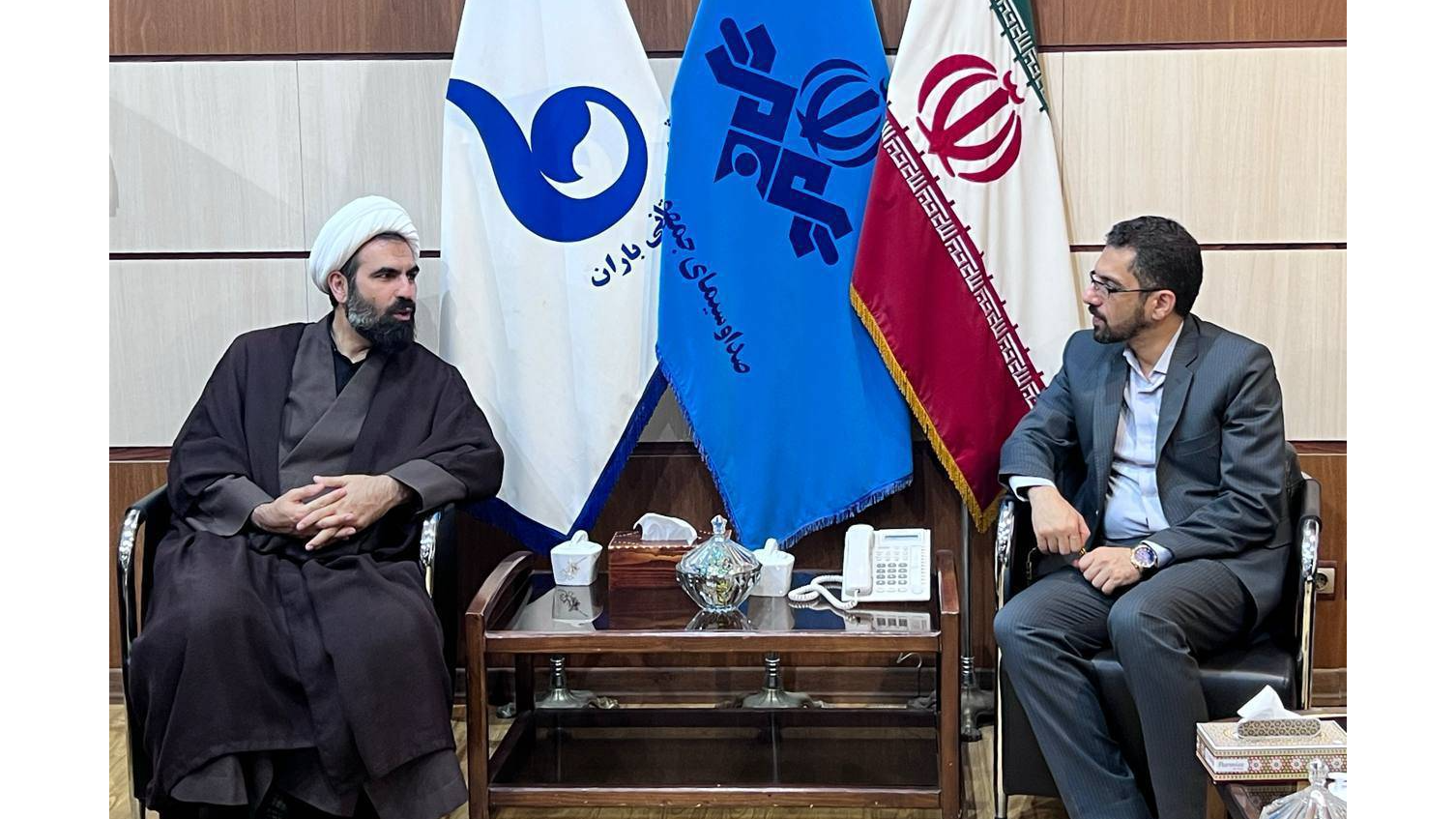 دیدار مدیر حوزه‌های علمیه گیلان با مدیرکل صداوسیمای استان