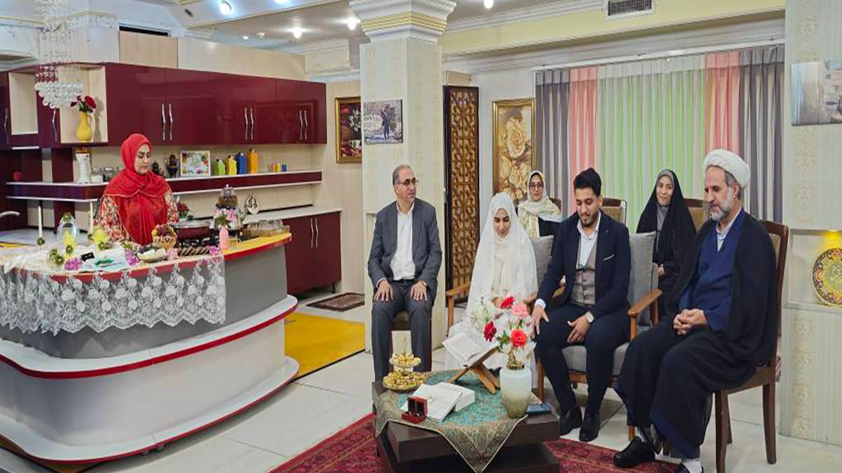 جاری شدن عقد آسمانی در «خانه محبت» سیمای گلستان